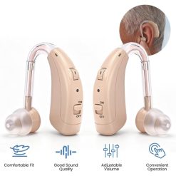 Rechargeable Behind-the-Ear Hearing Support Devices