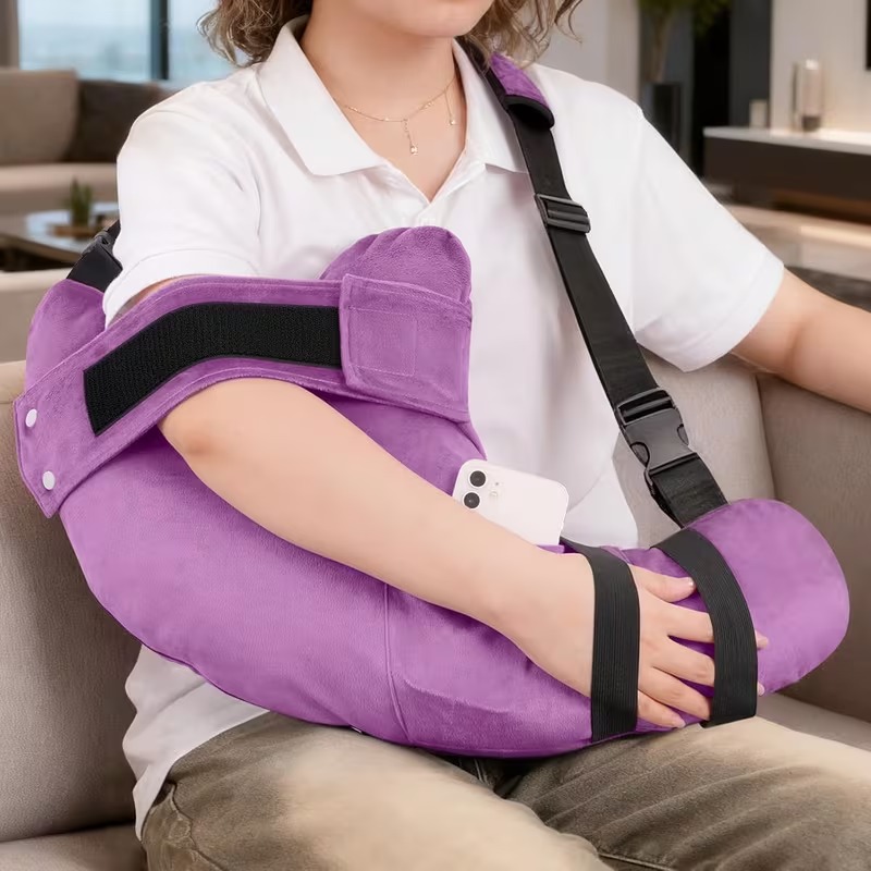 Shoulder Support Pillow with Adjustable Sling Strap